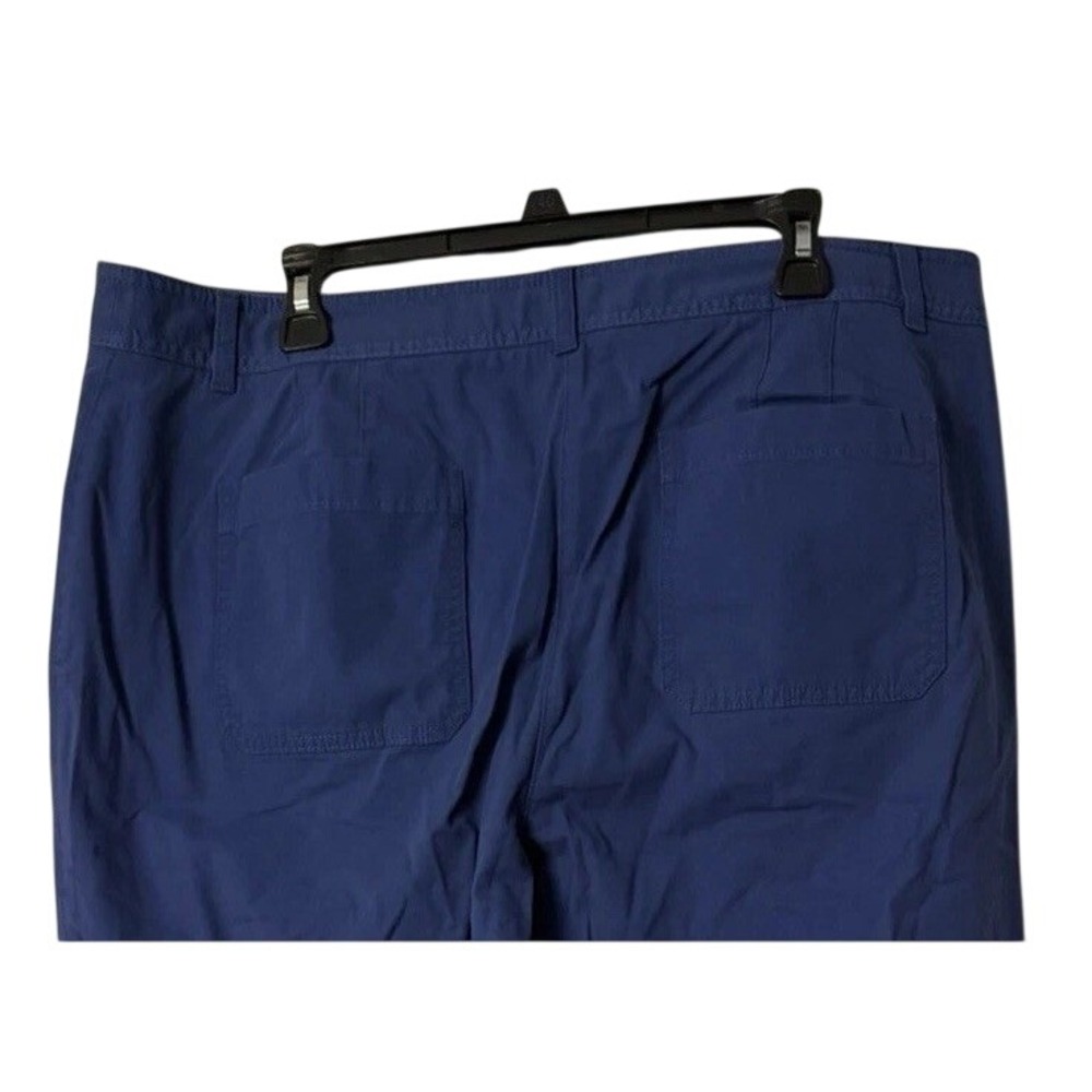 NWT Talbots Womens Blue Casual Cropped Capri Stretch Pants Trousers Plus 16W - Picture 8 of 8